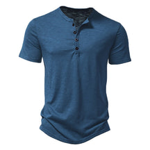 Camisa Masculina Gola Henley Summer